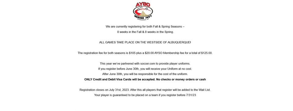 Fall 2023 - Spring 2024 Registration 